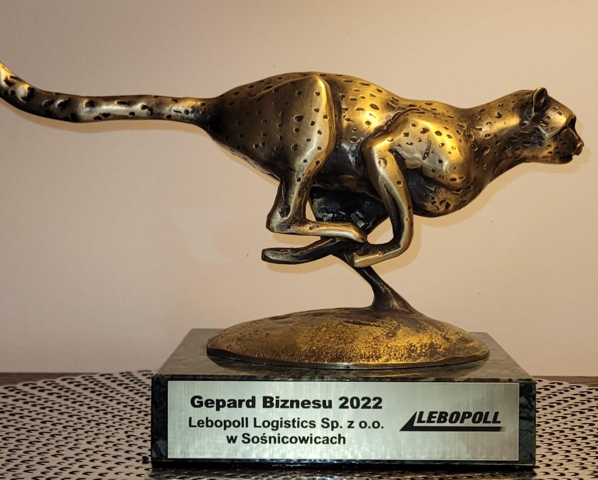 Lebopoll Logistics Preisträger des Wettbewerbs Gepardy Biznesu 2022 und der XV. Ausgabe des Wettbewerbs Brylanty Polskiej Gospodarki 2022